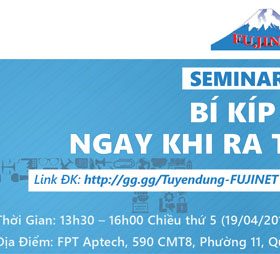 Seminar “Bí kíp có việc ngay khi ra trường”