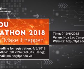 5 lí do nhất định phải tham gia FPT Edu Hackathon 2018