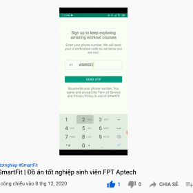 Mobile App: SmartFit | Đồ án tốt nghiệp sinh viên FPT Aptech Kỳ 4