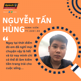 Nguyễn Tấn Hùng tìm lại ước mơ tại FPT Aptech