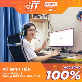 Học bổng 100% “Tài năng trẻ IT” FPT Aptech gọi tên Võ Minh Tiến