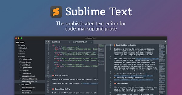 Phần mềm Sublime Text