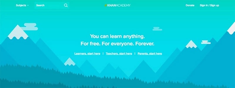 Khan Academy - website học cntt từ cơ bản đến nâng cao