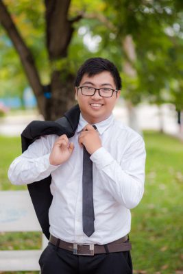 Anh Nguyễn Trung Hiếu - kỹ sư cơ khí chuyển nghề lập trình viên sau khi học tại FUNiX. Ảnh: Nhân vật cung cấp