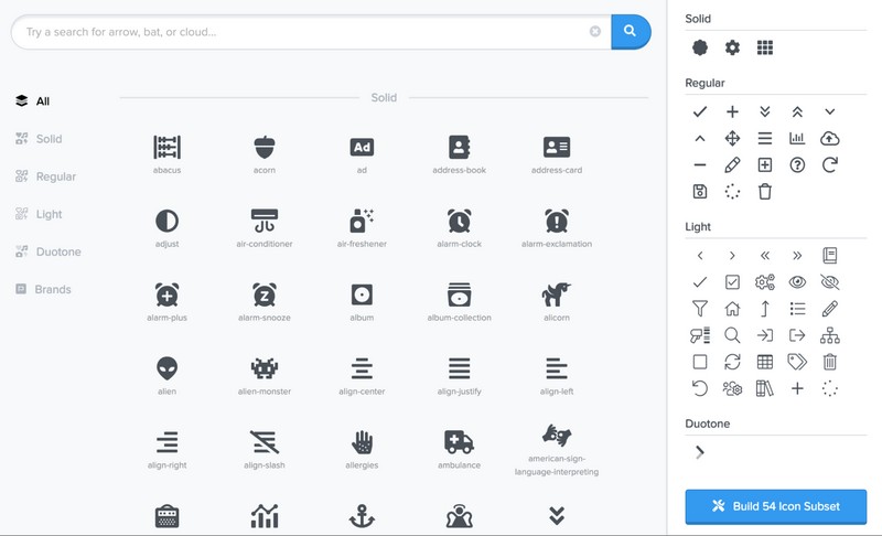 Font Awesome cho phép người dùng thay đổi vị trí và màu sắc của bộ icon fonts 