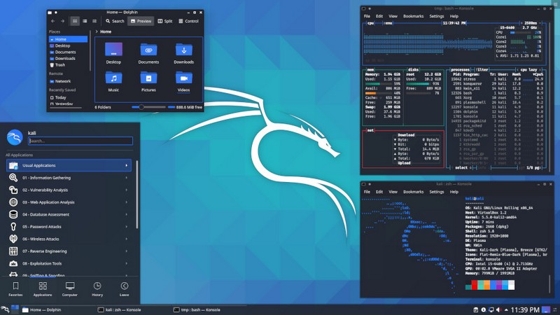 Kali Linux là một nền tảng dành riêng cho các hoạt động liên quan đến bảo mật máy tính