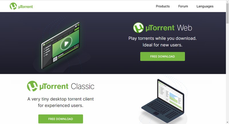 Sử dụng uTorrent để tải Torrent