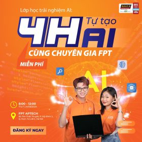 [Đặc biệt] Lớp học trải nghiệm có 1-0-2: “4 giờ tự tạo AI cùng Chuyên gia FPT”