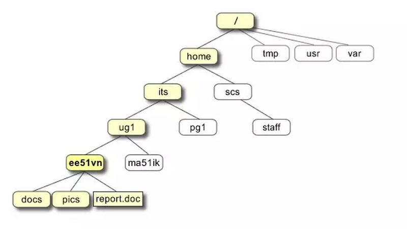 Cấu trúc của mạng Unix