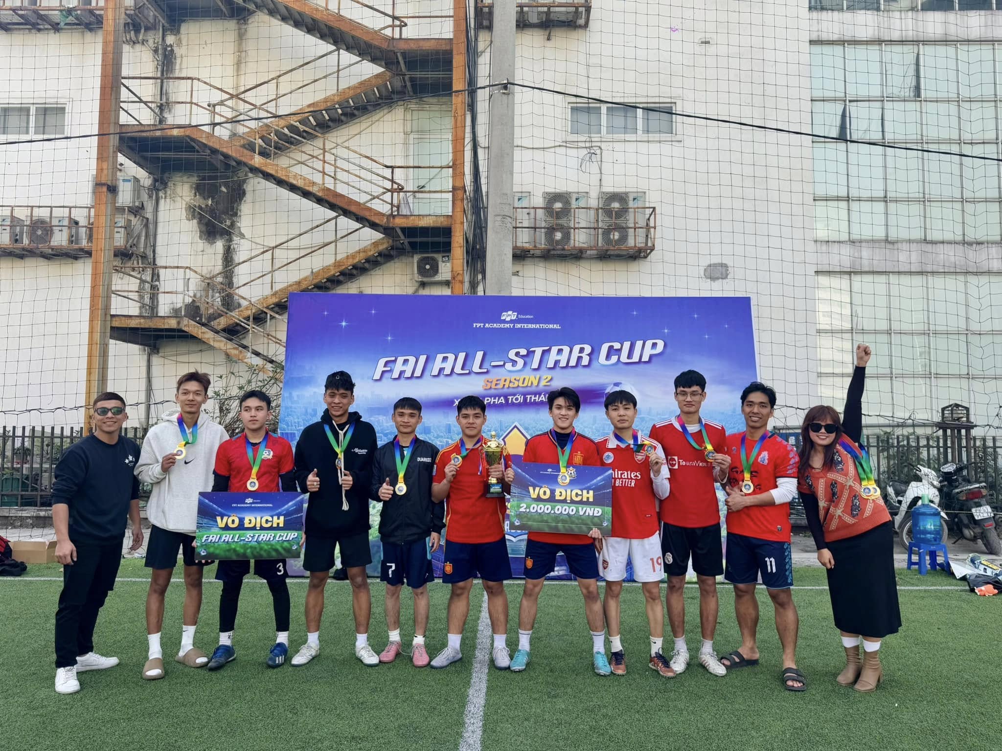 BTC cùng FC Lẫn Tan - Nhà vô địch của FAI All-Star Cup 2025