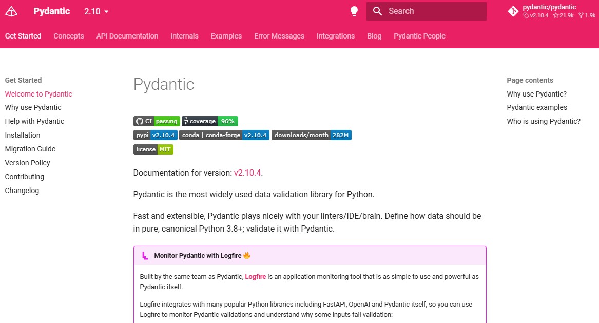 Pydantic đưa khả năng type hint của Python lên tầm cao mới 