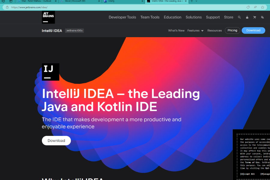 Điểm mạnh của IntelliJ IDEA là giao diện trực quan, hỗ trợ gợi ý mã thông minh, giúp người học dễ dàng viết code