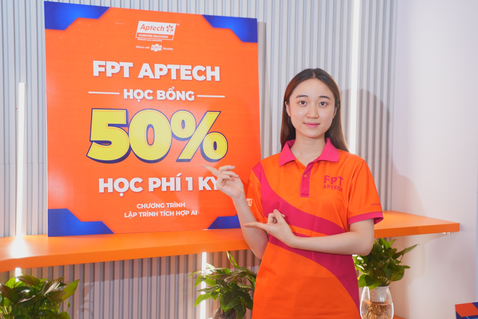 Học bổng nhân dịp khai trương cơ sở mới của FPT Aptech