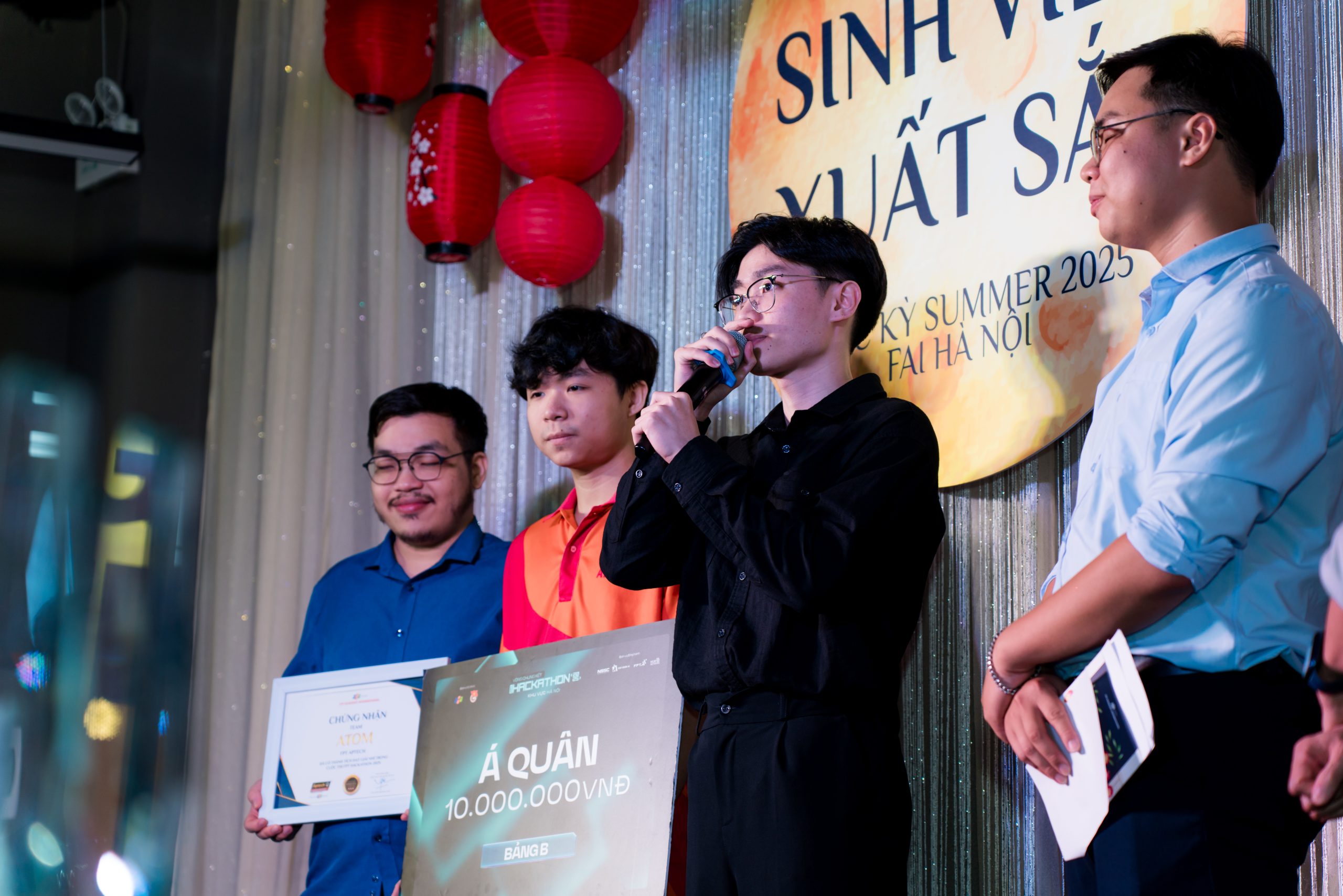 Đại diện team ATOM chia sẻ về thành tích