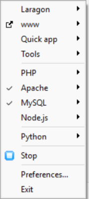 Hướng dẫn cập nhật trong Laragon 6.0