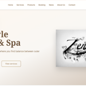 ZenStyle – dự án website đặt lịch làm đẹp trực tuyến do sinh viên FPT Aptech phát triển