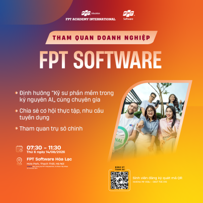 Poster trải nghiệm FPT Software Hòa Lạc