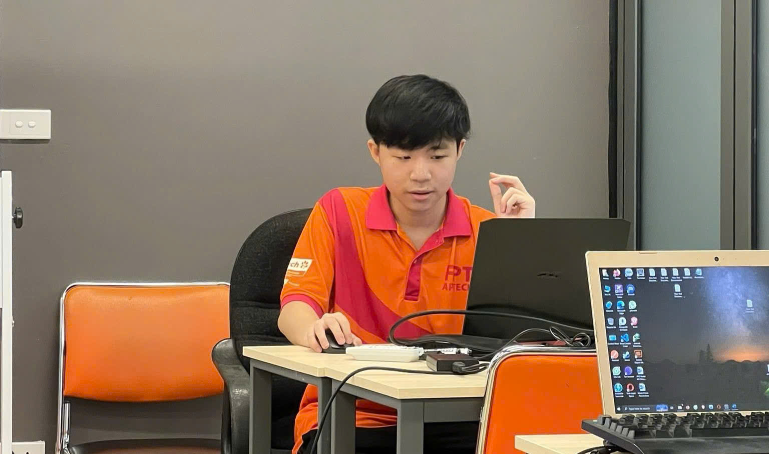 Bùi Quang Khải, sinh viên lớp T2310E tại FPT Aptech